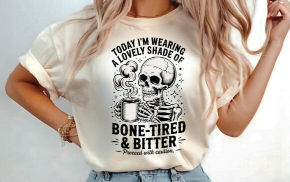 Witty Bone-Appétit: Unpacking the Funny Skeleton Sarcastic T-shirt Design